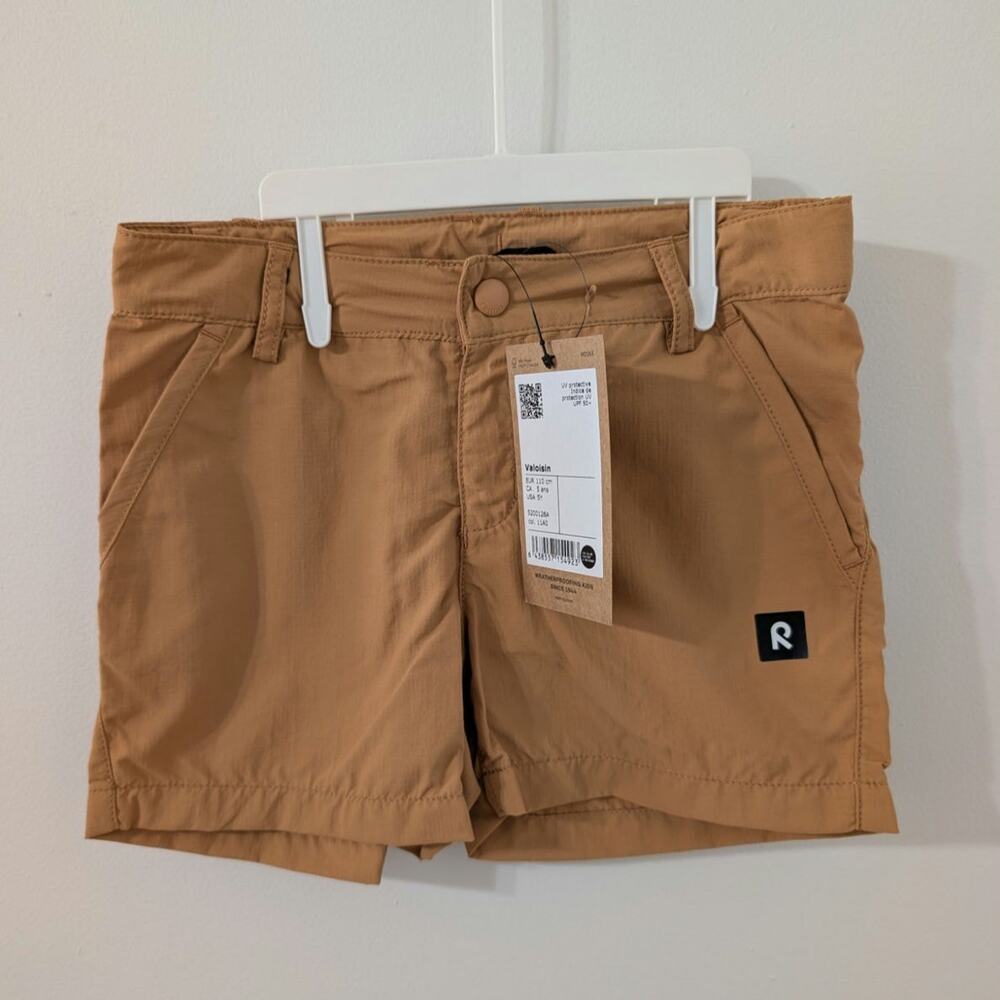 Reima Valoisin Girls UPF 50+ Shorts 5Y Peanut Brown
